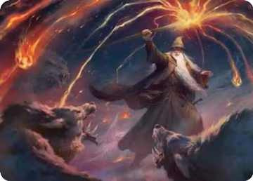 Gandalf, Shadow's Foe Art Card (46), Art Series: The Hobbit — Magic card price