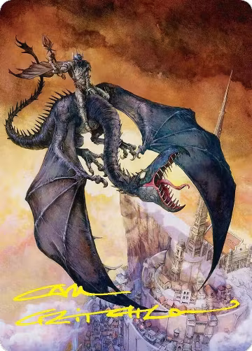 Witch-king, Bringer of Ruin Art Card (Gold-Stamped Signature) (32), Art Series: The Hobbit — Magic card price