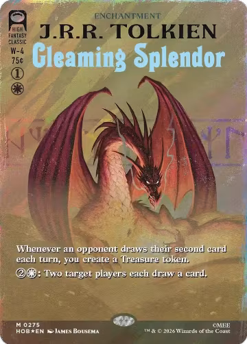 Gleaming Splendor (Borderless) (Surge Foil) (275) — card price