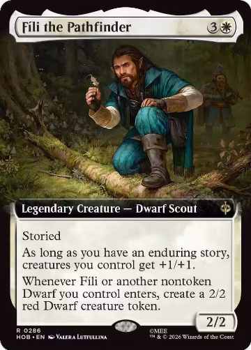 Fili the Pathfinder (Extended Art) (286), The Hobbit — Magic card price
