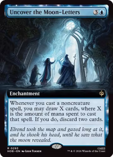 Uncover the Moon-Letters (Extended Art) (293), The Hobbit — Magic card price