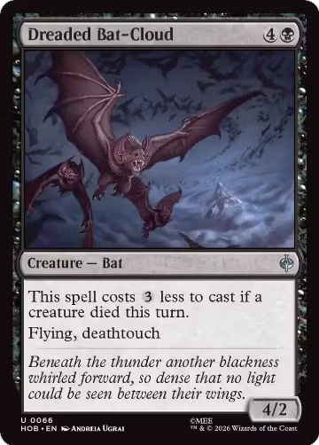 Dreaded Bat-Cloud (66), The Hobbit — Magic card price