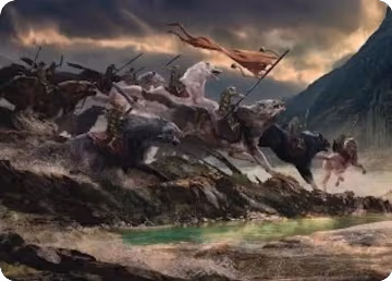 Tide of Fury and Disorder Art Card (53), Art Series: The Hobbit — Magic card price
