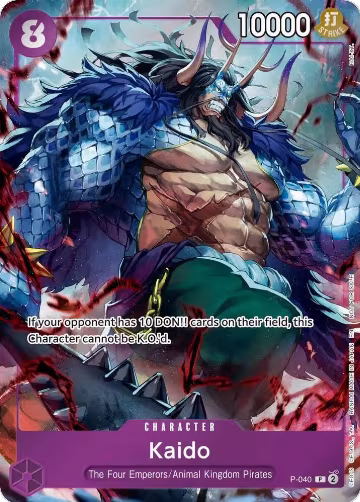 Kaido (Event Pack Vol. 9) (P-040), One Piece Promotion Cards — One Piece card price