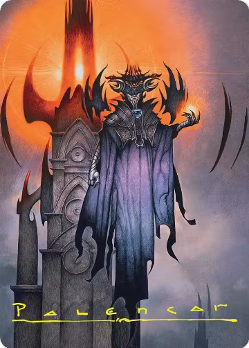 Sauron, the Lidless Eye Art Card (Gold-Stamped Signature) (36), Art Series: The Hobbit — Magic card price