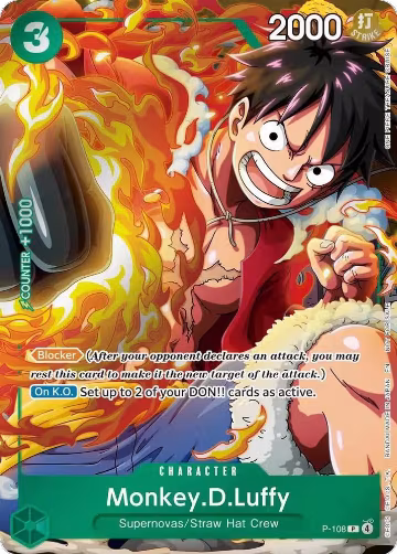 Monkey.D.Luffy (Event Pack Vol. 9) (P-108), One Piece Promotion Cards — One Piece card price
