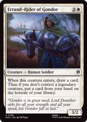 Errand-Rider of Gondor (165), The Hobbit: Eternal-Legal — Magic card price