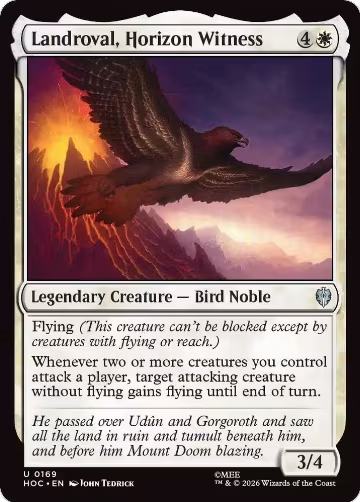Landroval, Horizon Witness (169), The Hobbit: Eternal-Legal — Magic card price