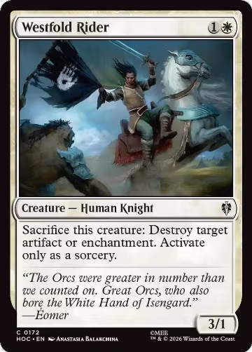 Westfold Rider (172), The Hobbit: Eternal-Legal — Magic card price