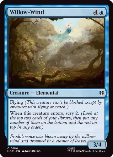 Willow-Wind (184), The Hobbit: Eternal-Legal — Magic card price