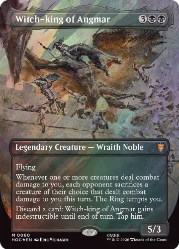 Witch-king of Angmar (Borderless) (Surge Foil) (60), The Hobbit: Eternal-Legal — Magic card price