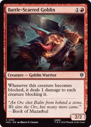 Battle-Scarred Goblin (192), The Hobbit: Eternal-Legal — Magic card price