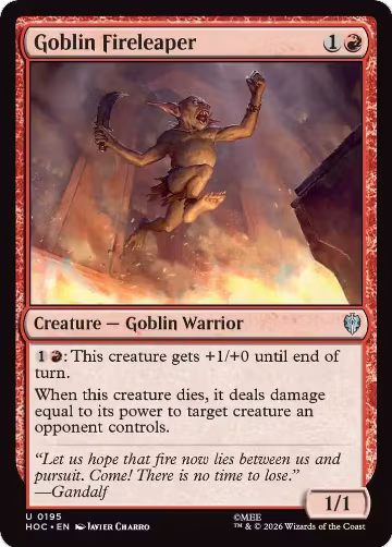 Goblin Fireleaper (195), The Hobbit: Eternal-Legal — Magic card price
