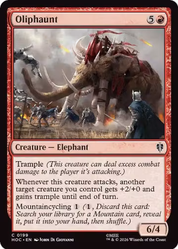 Oliphaunt (199), The Hobbit: Eternal-Legal — Magic card price