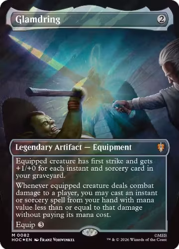 Glamdring (Borderless) (Surge Foil) (82), The Hobbit: Eternal-Legal — Magic card price
