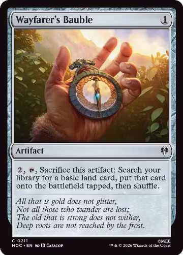 Wayfarer's Bauble (211), The Hobbit: Eternal-Legal — Magic card price