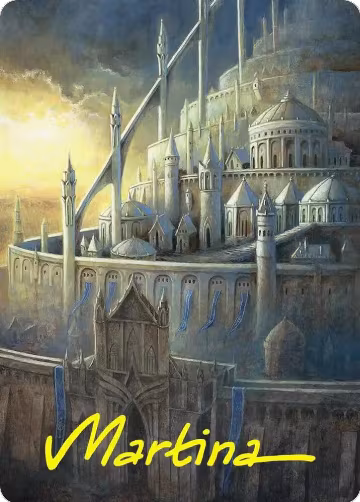 Minas Tirith Art Card (Gold-Stamped Signature) (38), Art Series: The Hobbit — Magic card price