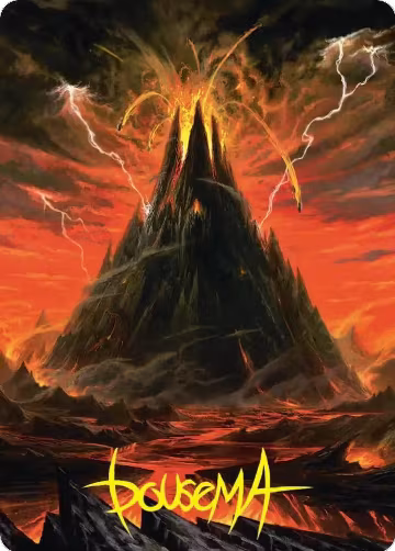 Mount Doom Art Card (Gold-Stamped Signature) (39) — card price