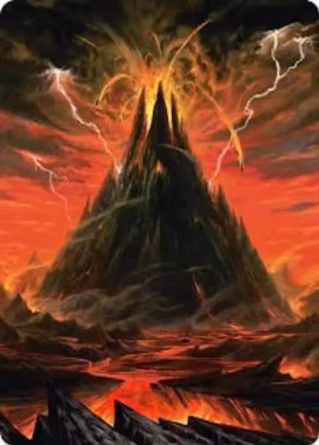 Mount Doom Art Card (39), Art Series: The Hobbit — Magic card price