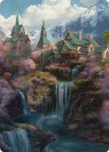 Rivendell Art Card (40), Art Series: The Hobbit — Magic card price