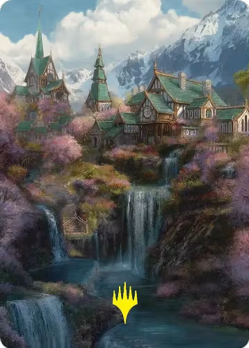Rivendell Art Card (Gold-Stamped) (40), Art Series: The Hobbit — Magic card price