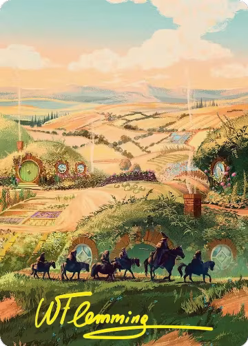 Plains Art Card (Gold-Stamped Signature) (41), Art Series: The Hobbit — Magic card price