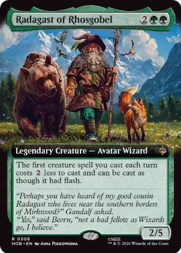 Radagast of Rhosgobel (Extended Art) (309), The Hobbit — Magic card price