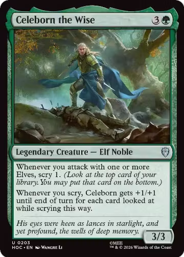 Celeborn the Wise (203), The Hobbit: Eternal-Legal — Magic card price