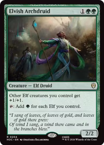 Elvish Archdruid (204), The Hobbit: Eternal-Legal — Magic card price