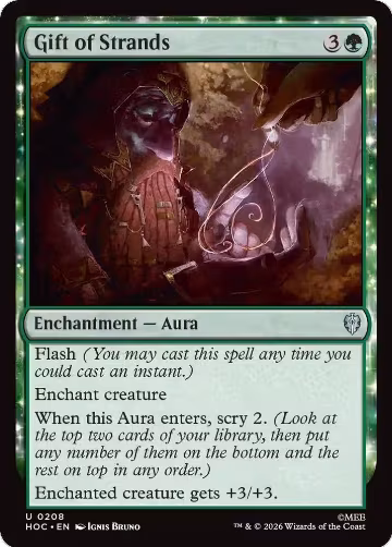 Gift of Strands (208), The Hobbit: Eternal-Legal — Magic card price