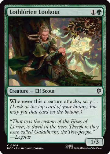 Lothlorien Lookout (209), The Hobbit: Eternal-Legal — Magic card price