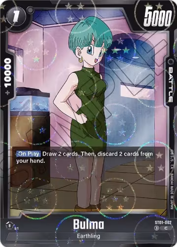 Bulma (Dragon Ball Pattern) (ST01-062), Story Booster 01 — DB Fusion card price