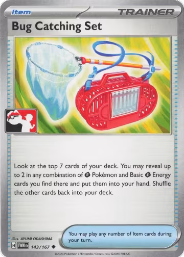 Bug Catching Set - 143/167 (Left Stamp) (143/167), Prize Pack Series Cards — Pokémon card price