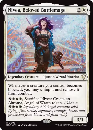 Nivea, Beloved Battlemage (3), Mystery Booster Commander Edition — Magic card price