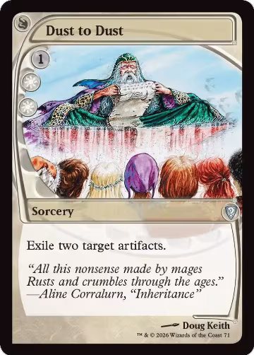 Dust to Dust (Future Sight) (71) — card price