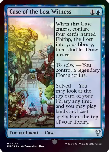 Case of the Lost Witness (62) — card price