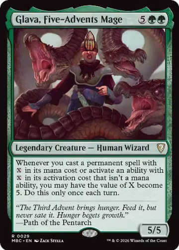 Glava, Five-Advents Mage (29), Mystery Booster Commander Edition — Magic card price