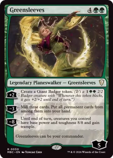Greensleeves (30), Mystery Booster Commander Edition — Magic card price