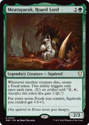 Meatsqueak, Hoard Lord (32), Mystery Booster Commander Edition — Magic card price