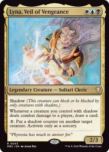 Lyna, Veil of Vengeance (43), Mystery Booster Commander Edition — Magic card price