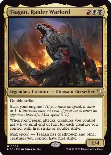 Tsagan, Raider Warlord (53), Mystery Booster Commander Edition — Magic card price