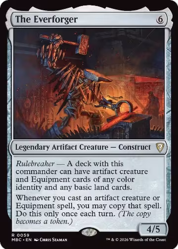 The Everforger (59), Mystery Booster Commander Edition — Magic card price