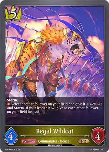 Regal Wildcat (PR-440EN), Shadowverse: Evolve Promo Cards — Shadowverse card price