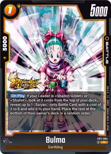 Bulma - FB11-094 (FB11-094), Brightness of Hope — DB Fusion card price