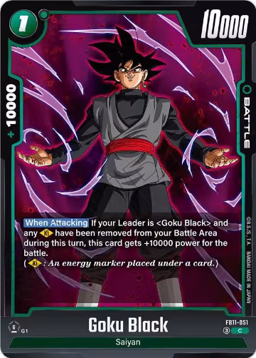 Goku Black - FB11-051 (FB11-051), Brightness of Hope — DB Fusion card price