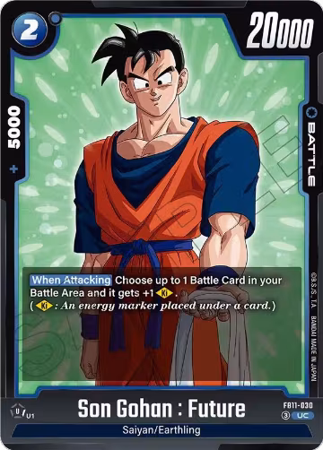 Son Gohan : Future - FB11-030 (FB11-030), Brightness of Hope — DB Fusion card price