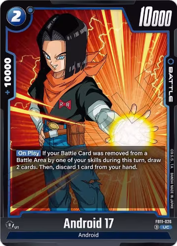 Android 17 (FB11-026), Brightness of Hope — DB Fusion card price