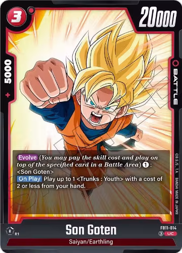 Son Goten - FB11-014 (FB11-014), Brightness of Hope — DB Fusion card price