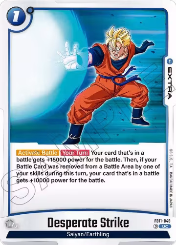 Desperate Strike (FB11-048), Brightness of Hope — DB Fusion card price