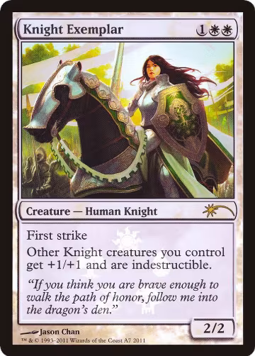 Knight Exemplar (A7), Media Promos — Magic card price